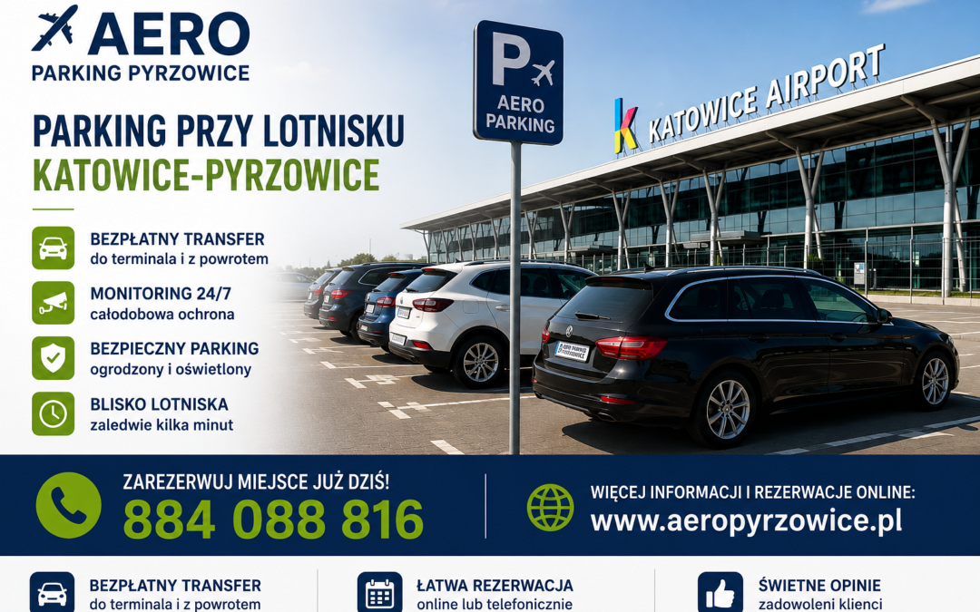 Parking przy lotnisku Katowice-Pyrzowice – na co zwrócić uwagę przed wyjazdem?